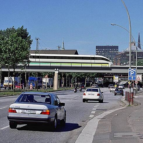 Vor 30 Jahren: Transrapid Hamburg-Berlin geplant