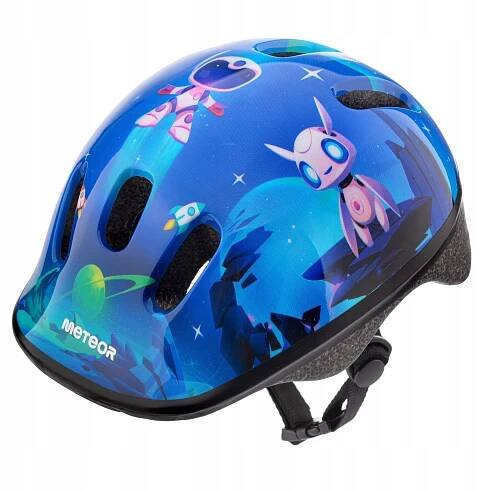 DĚTSKÁ NASTAVITELNÁ CYKLISTICKÁ PŘILBA METEOR KS06 XS 44-48 ALIEN