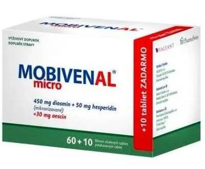 Mobivenal Micro tbl. 60+10 ZDARMA