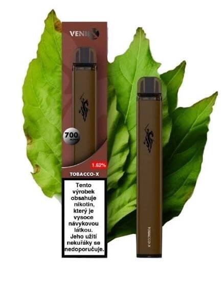VENIX TOBACCO-X jednorázová e-cigareta - Nordiction.cz