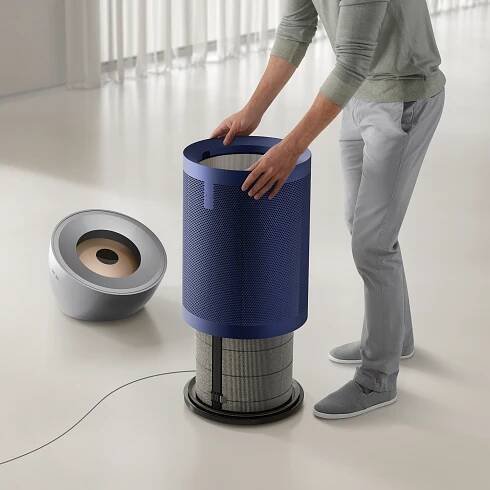 Dyson Purifier Big+Quiet Formaldehyde™ BP03 je plně utěsněný na stupeň HEPA H13. Zachytí alergeny a 99,95 % ultrajemných částic o velikosti pouhých 0,1 mikronu, navíc odstraňuje plyny a pachy, včetně škodlivého formaldehydu