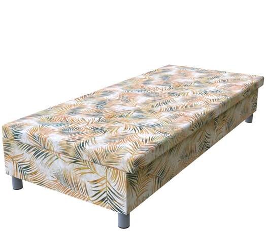 Válenda Botanical 200x80 cm molitanová na nohách | Vzorované | Molitanové | Válendy 80x200 na nohách | Válendy na nohách