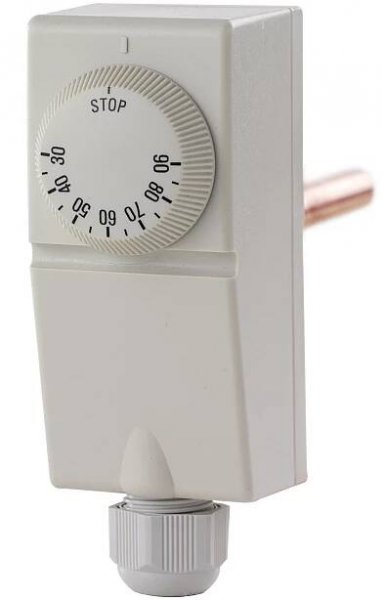 CEWAL termostat s jímkou 1/2" TURE10 30-90 °C d8 x 85 mm 91934020