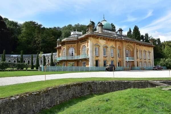 2/12 Sezincote, south and east façades, from beyond the ha-ha