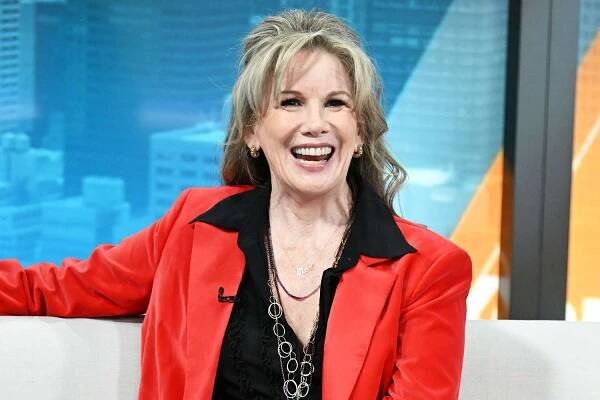 Melissa Gilbert is seen during a segment of "Good Day New York" 