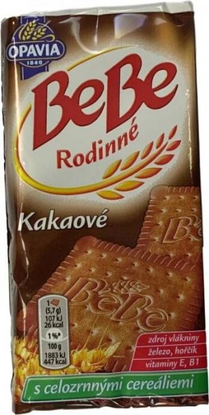 Opavia BeBe sušenky kakaové, 130 g