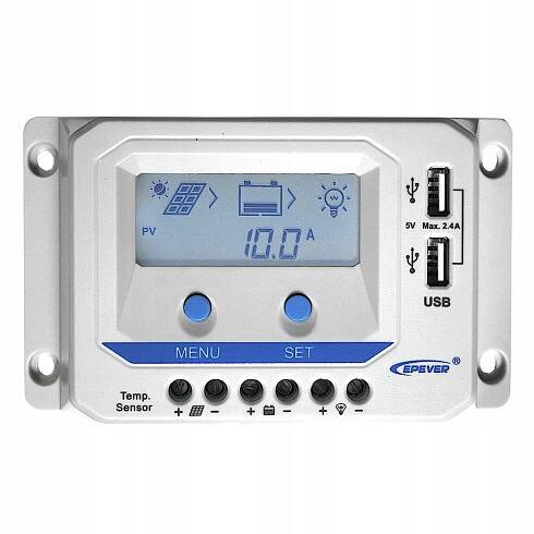 REGULÁTOR NABÍJENÍ VS1024AU 10A SOLÁRNÍ 12V 24V