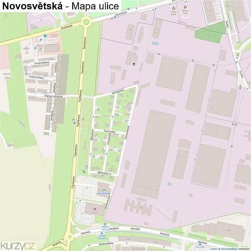 Novosvětská - mapy | Kurzy.cz