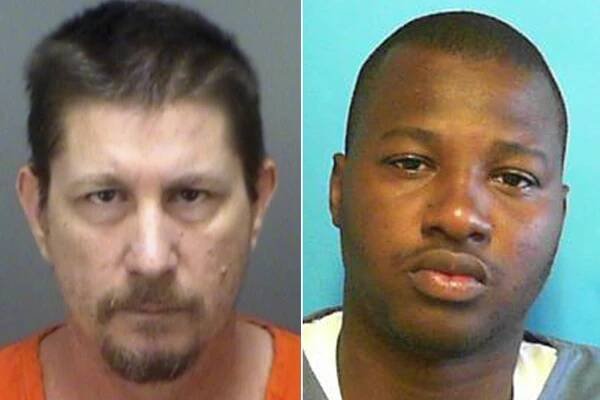 Benjamin Martin, right, is accused of attacking Michael Drejka, left.