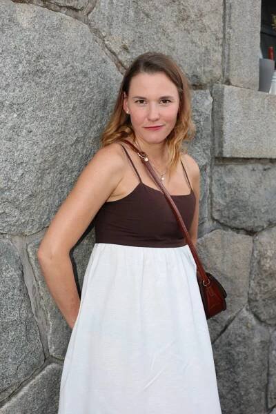 Šárka Krausová na tiskovce k seriálu Polabí