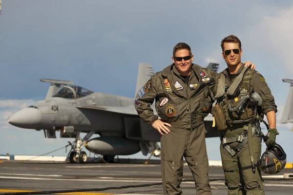 The real-life TOPGUN advisors made cameos in 'Top Gun' and 'Top Gun: Maverick'
