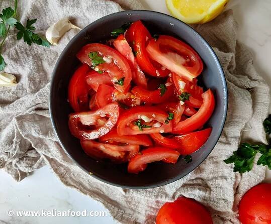 salade de tomates originale facile