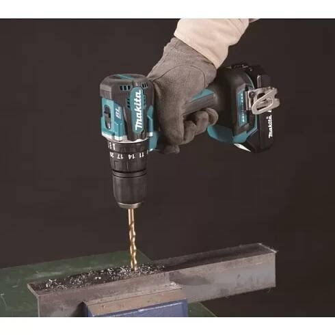 MAKITA DHP487Z aku příklepová bezuhlíková vrtačka 18V, 0-500/1700 ot./min, 40Nm, bez baterie
