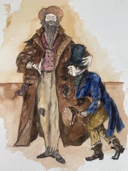 COSTUME ILLUSTRATIONS — David Wolfe 
