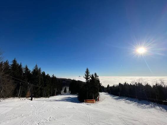 Měděnec - Alšovka - sjezdovky a sníh