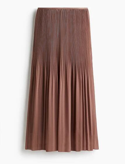 Plisovaná šifonová sukně - Tlumená růžová - ŽENY | H&M CZ 6