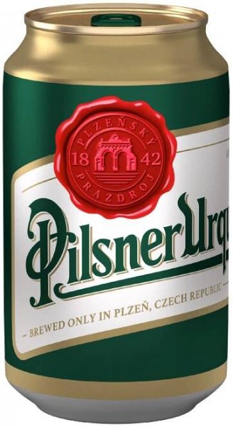 Pilsner Urquell Pivo světlý ležák plech