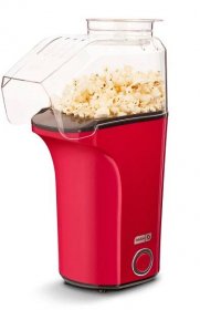 DASH DAPP150V2RD04 Hot Air Popcorn Popper Maker with Measuring Cup to Portion Popping Corn Kernels + Melt Butter, 16, Red