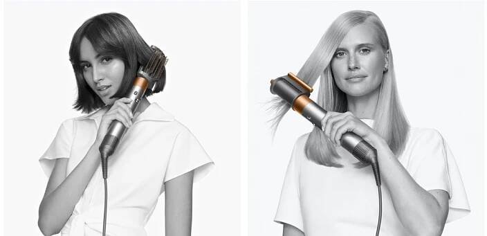 Kulma Dyson Airwrap Complete Long Diffuse HS05 stříbrná/měděná | DATART