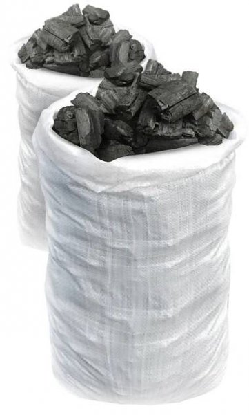 Buy charcoal GRILLY big beg 320 kg in the online store GRILLY.UA