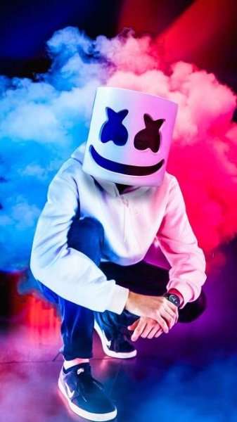 DJ, Marshmello, Mask, Celebrity HD Phone Wallpaper