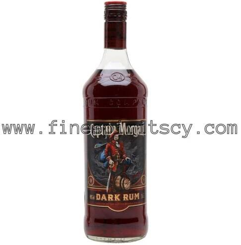 Captain Morgan Dark Rum 1000ml 100cl 1L Cyprus Order Online FSCY