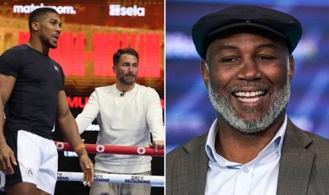 Lennox Lewis' damning verdict on Anthony Joshua's next fight prompts Hearn response