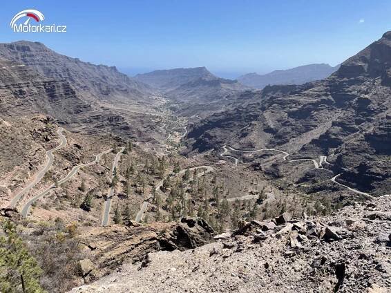 Gran Canaria 2022 cestopis na motorce | Motorkáři.cz