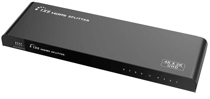 HDMI rozbočovač PremiumCord HDMI 2.0 splitter 1-8 porty, 4K x 2K/60Hz,...