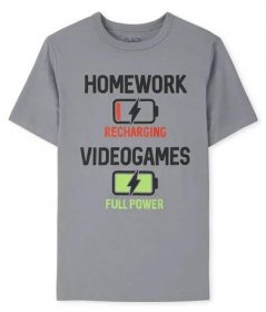 Chlapecké tričko homework children ́s place - přímý dovoz z USA