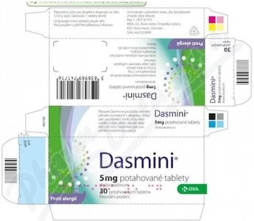 DASMINI POR 5MG TBL FLM 30