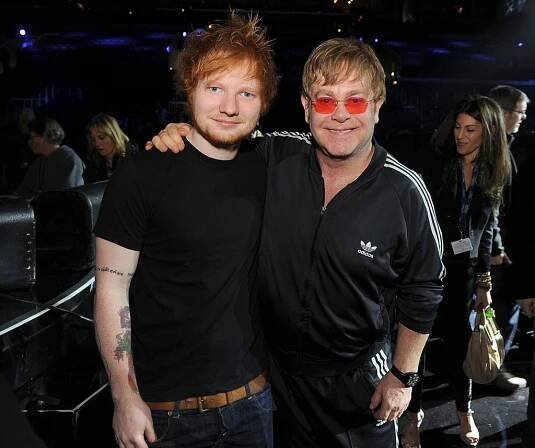 Elton John on Befriending Ed Sheeran and Getting 'Sick' of Him