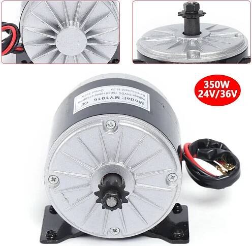 Elektromotor 350W litinový - 36V