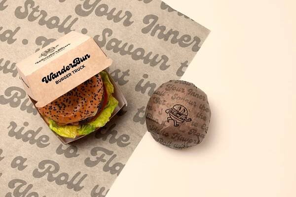 Eco-conscious identity for WanderBun Burger Truck - Inward
