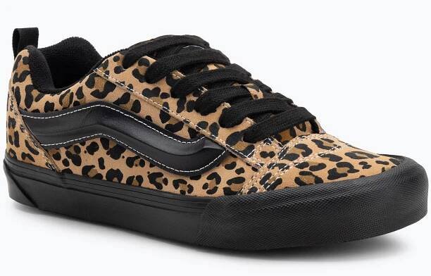 Boty Vans Knu Skool leopard black