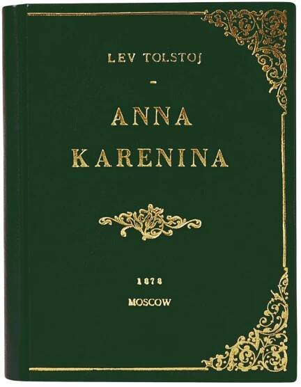Anna Karenina - leather Book Clutch