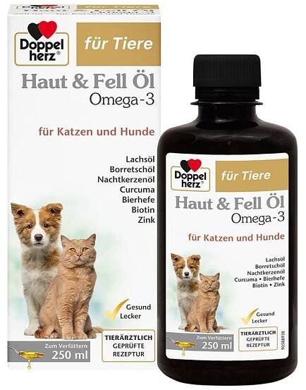 Abbildung für DOPPELHERZ für Tiere Haut&Fell Öl f.Hunde/Katzen