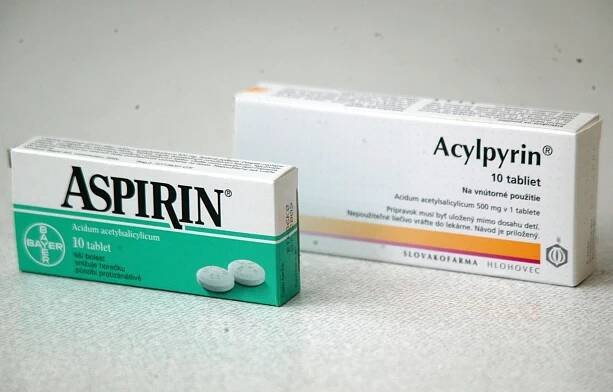 Aspirin a acylpyrin