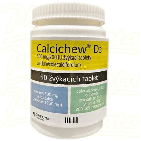 Calcichew D3 500mg/200IU tbl.mnd.60
