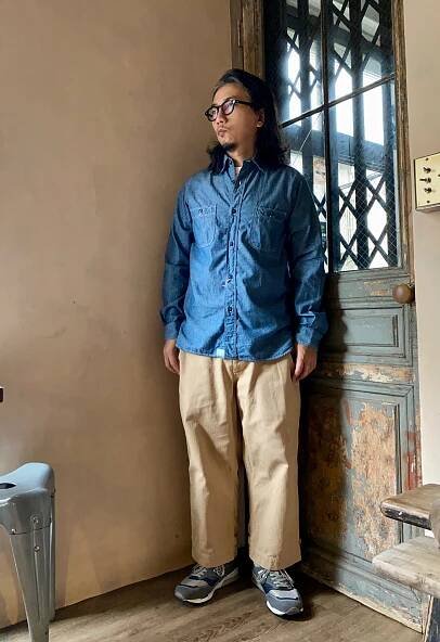 orslow CHAMBRAY WORK SHIRTS