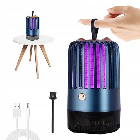 ÚČINNÝ ODPUZOVAČ PASTI, INSEKTICIDNÍ LAMPA PROTI KOMÁRŮM, MUCHÁM, HMYZU USB