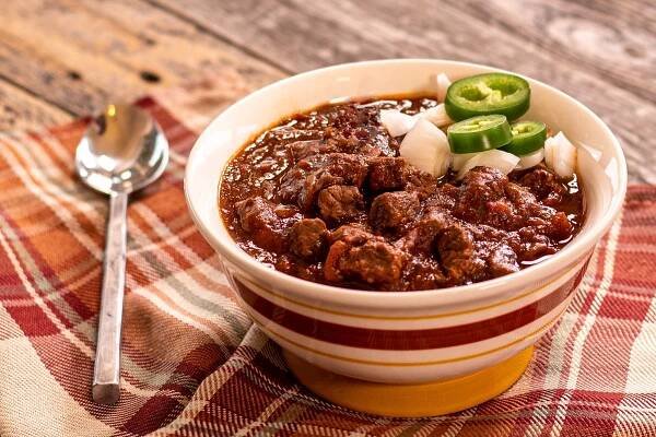 Texas-Style Chili Con Carne - Texas Recipe Workbook