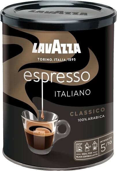 Lavazza Caffe Espresso, mletá, 250g