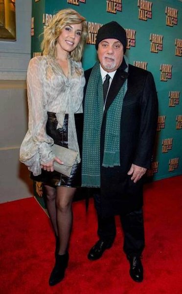 Alexis Roderick and Billy Joel attend "a Bronx Tale" Broadway Opening Night at The Longacre Theatre on December 1, 2016 in New York City