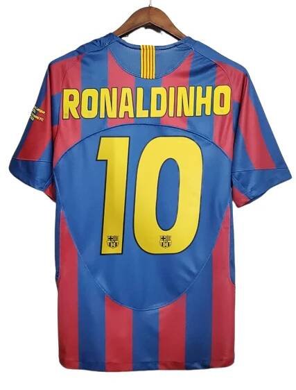 FC Barcelona 2005/2006 Home  Retro Soccer Jerseys kit