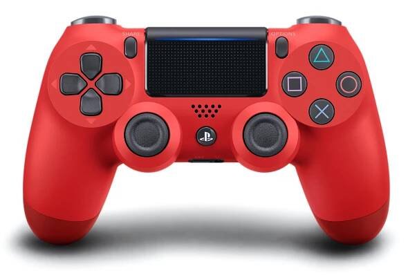 Ovladač Sony Dualshock 4 V2 červený (BAZAR) (PS4)	