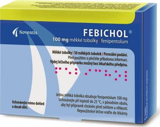 Febichol 100 mg 50 cps.