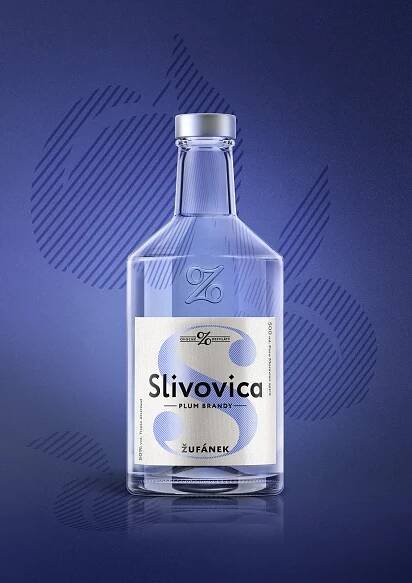 Slivovitz - Plum brandy - Zufanek, a fine fruit spirit distilled from plums