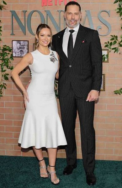 Caitlin O'Connor and Joe Manganiello attend Netflix's 
