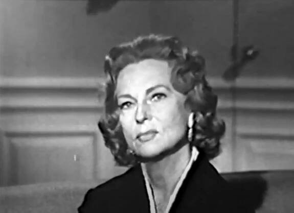 Screenshot of Agnes Moorehead from - Agnes Moorehead as Eleanor Roosevelt